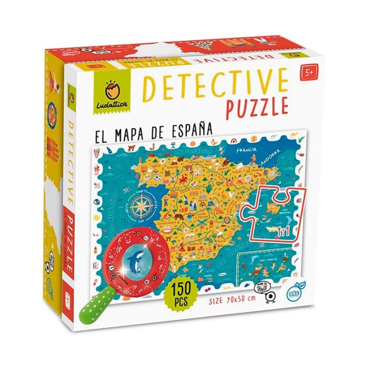 Detective puzzle: mapa de España