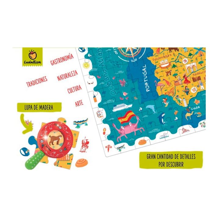 Detective puzzle: mapa de España