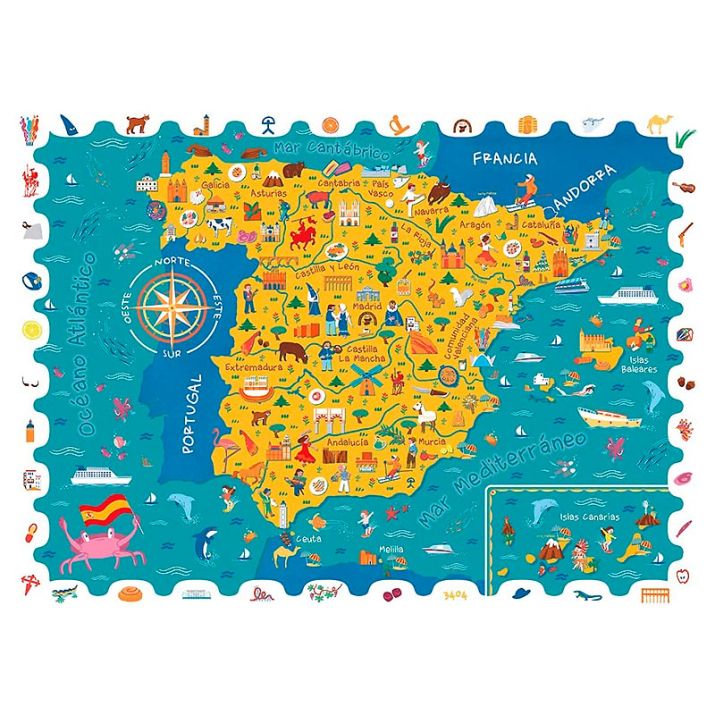 Detective puzzle: mapa de España