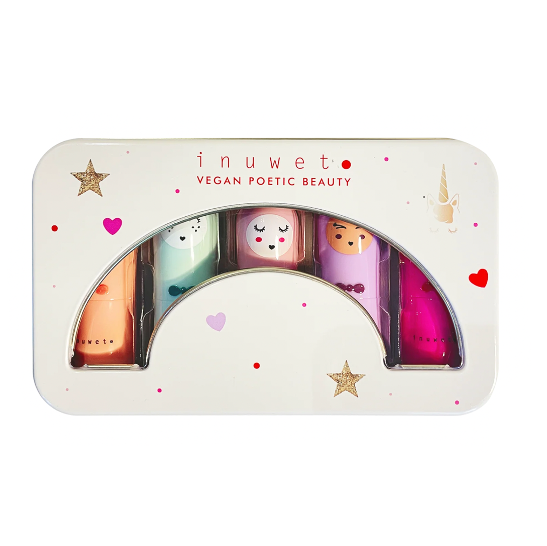 Caja regalo metal con 5 bálsamos
