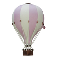 Globo aerostático - Crema y lila