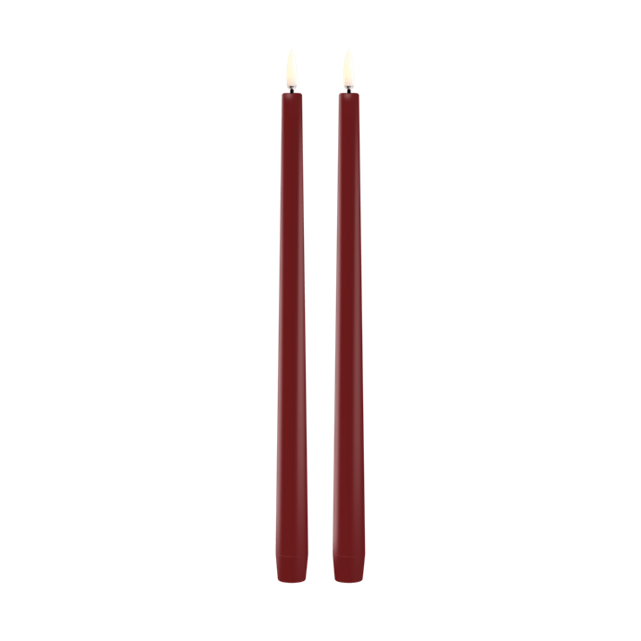 Vela cónica LED slim 2.3x32cm